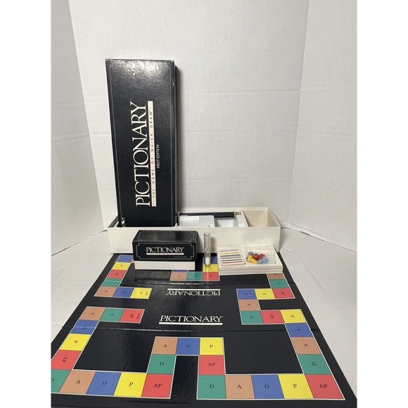 Pictionary First Edition Board Game Of Quick Draw Vintage 1985 Classic Original - Picture 1 of 6